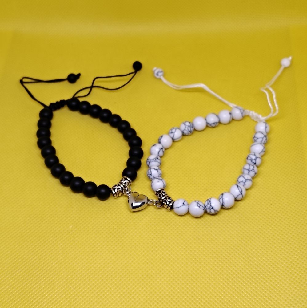 His And Hers Magnetic Bracelet Set